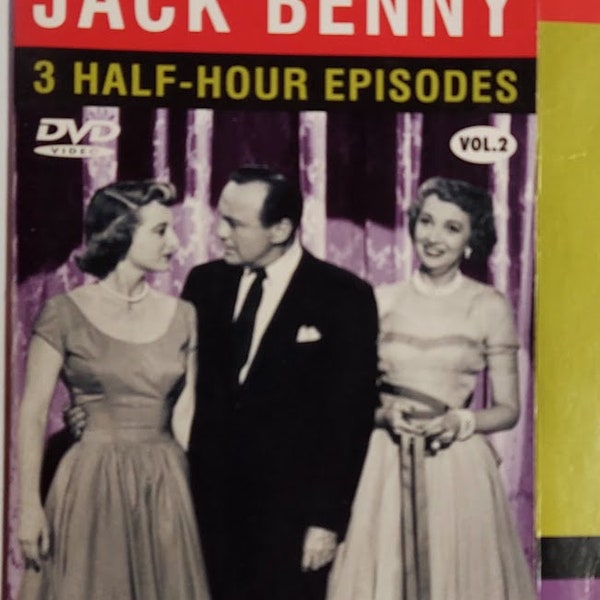 DVD 1950's TV Show Jack Benny Volume 2  3 Half Hour Episodes (Rare)