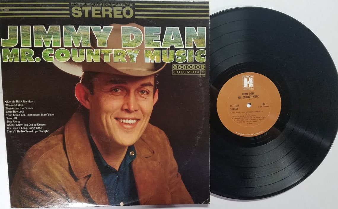 Vintage 1967 Vinyl Record Album by Jimmy Dean Titled Mr. - Etsy