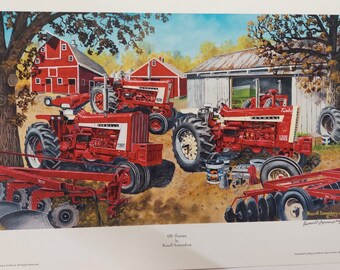 Farmall International  art print titled 06 Series by Russell Sonnenberg. Models include 806. 706 & 1206