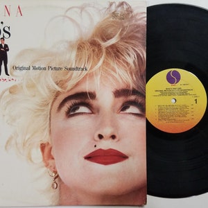 Vintage 1987 Vinyl Record Album by  Madonna titled Who&#39;s That Girl (Original Motion Picture Soundtrack