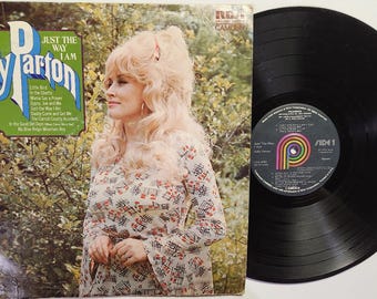 Vintage 1972 Vinyl Record Album by Dolly Parton titled Just The Way I Am