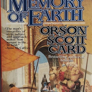 Paperback Book 1992 Vintage by Orson Scott Card titled The memory of Earth Homecoming Volume 1