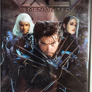DVD 2003 Vintage Movie titled X 2 Men United starring Hugh Jackman, Rebecca Romijn, Ana Paquin, Patrick Stewart & Kelly Hu