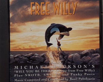 CD Used 1993 Vintage Soundtrack Music by Various artists  Free Willy titled  Original Motion Picture Soundtrack