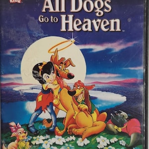 DVD 1989 Vintage Movie titled All Dogs Go To Heaven starring Dom Deluise & Burt Reynolds