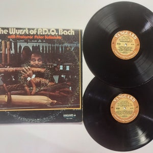 Vintage 1971 Vinyl Record by P.D.Q. Bach With Professor Peter Schickele titled The Wurst Of P.D.Q. Bach