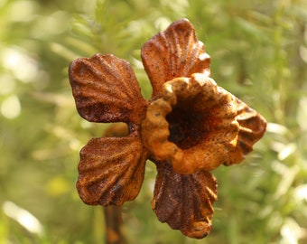 Rusty Daffodil Plant Stake / Plant Support