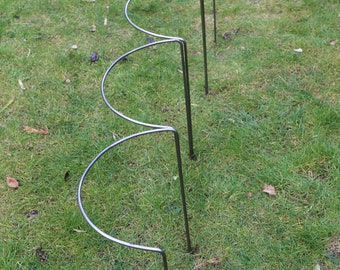 4 x Heavy Duty, Handmade Bow Plant Supports 60cm High