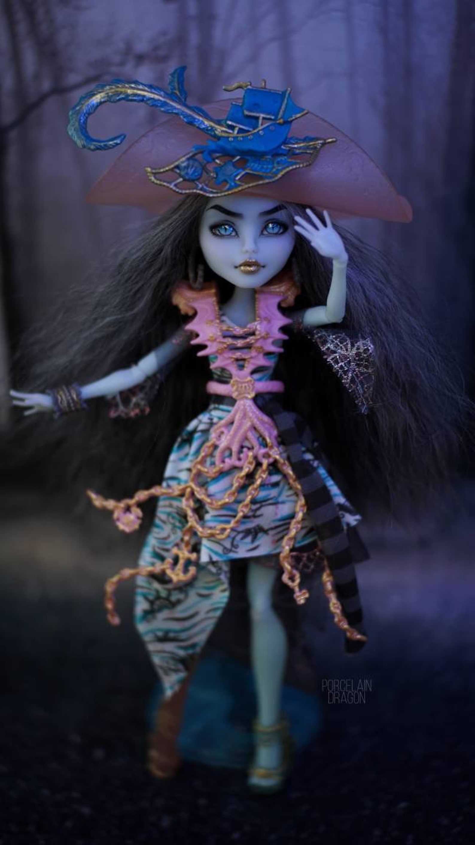 OOAK Vandala Doubloons Monster High Custom Doll Etsy