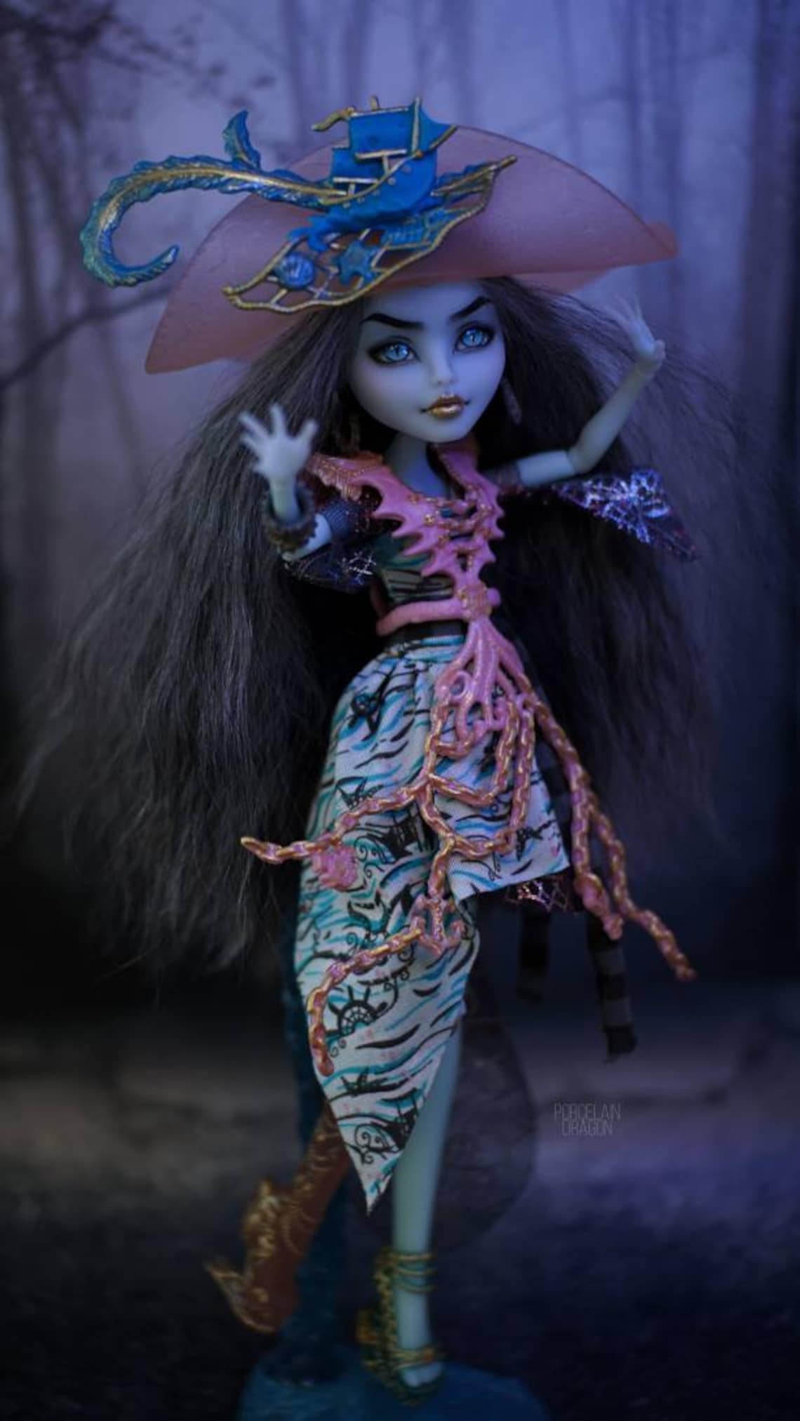 OOAK Vandala Doubloons Monster High Custom Doll Etsy