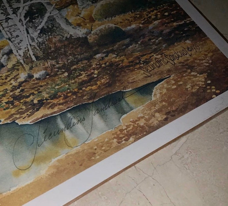 Secundino Sandoval Signed 1979 Print New Mexico Artist Etsy