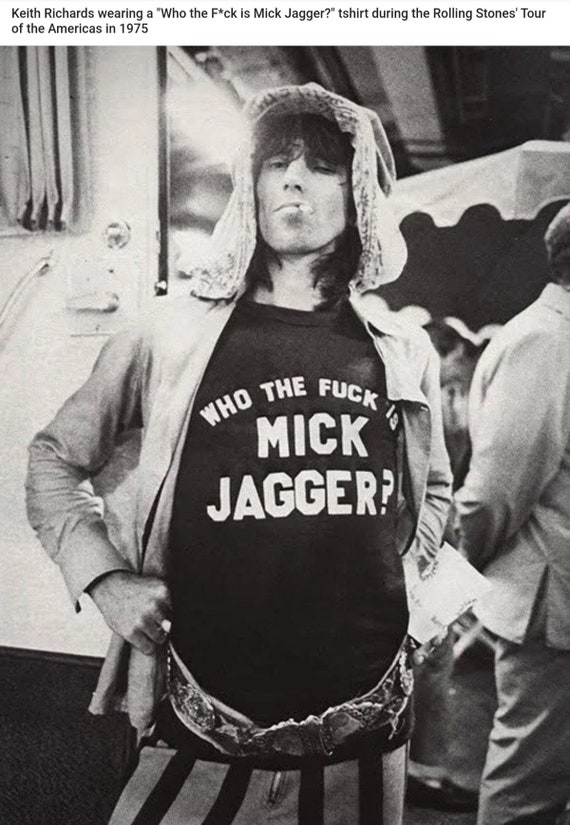 在庫処分 激安 食品 Fuck the Who Richards Keith Fun is Rolling Jagger Mick ポスター