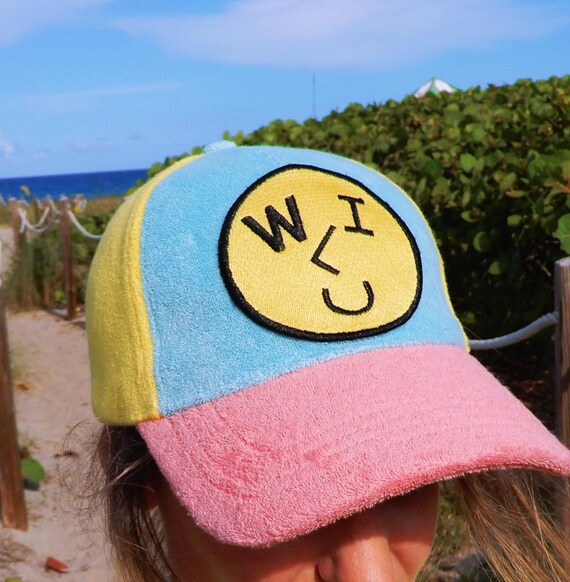 Buy NEW IN! WILCO Summer Fun Colorblock Yellow Smiley Patch  display picture 1