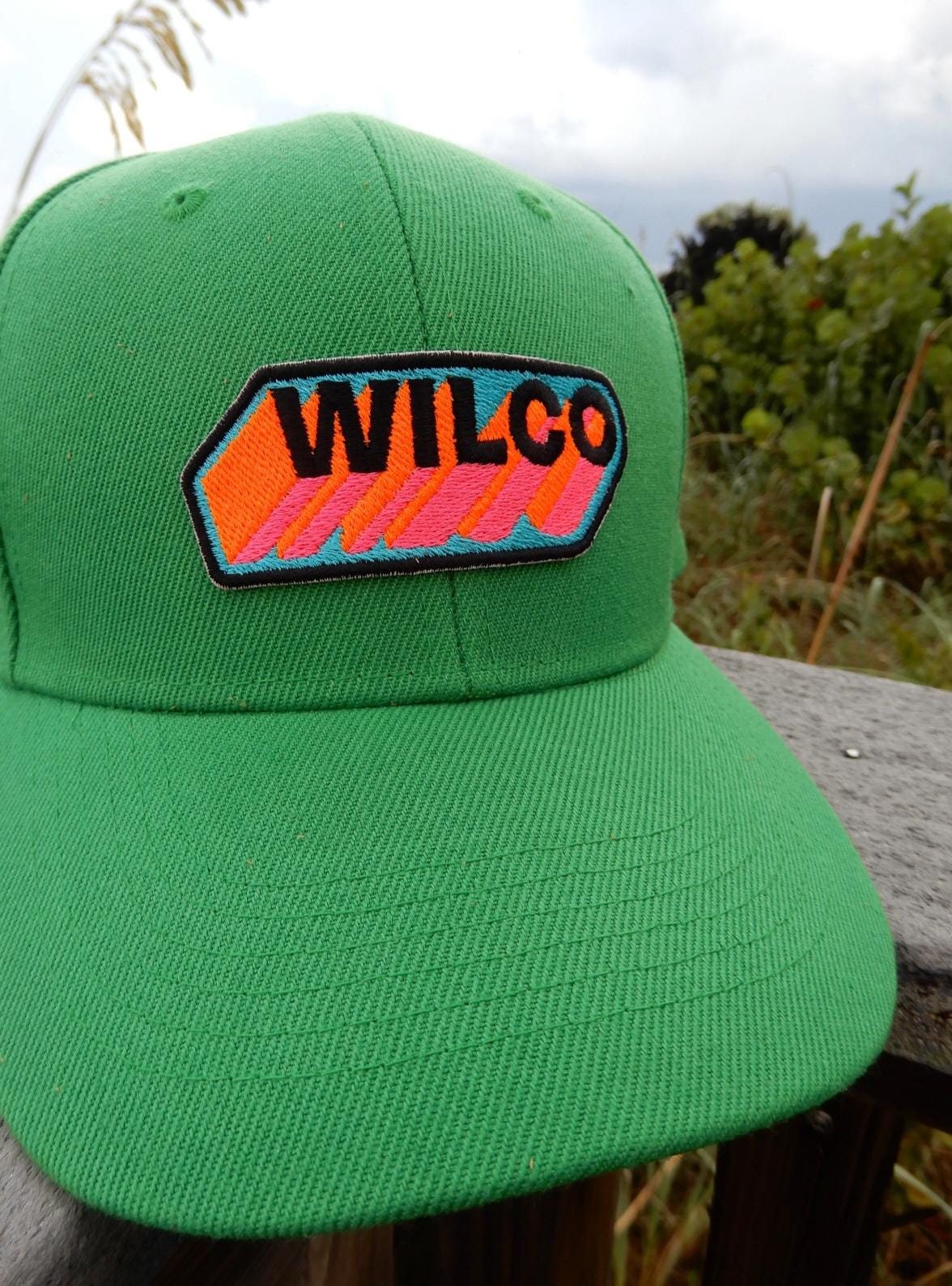 NEW IN! Unisex WILCO Green Neon Patch Baseball Hat - Etsy