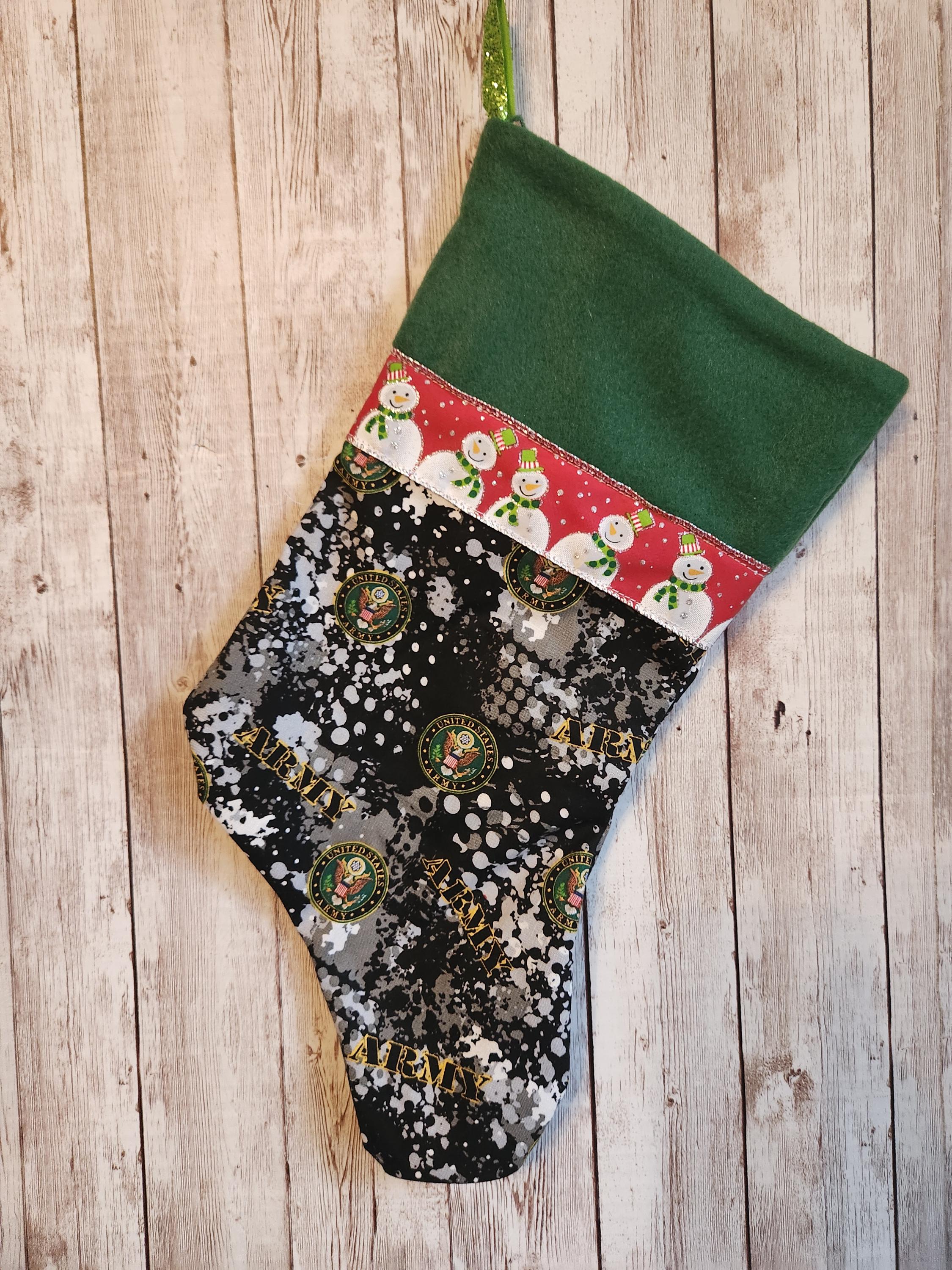 usmc dress blue christmas stocking military stockings/army/navy/marines/air force/christmas stockings