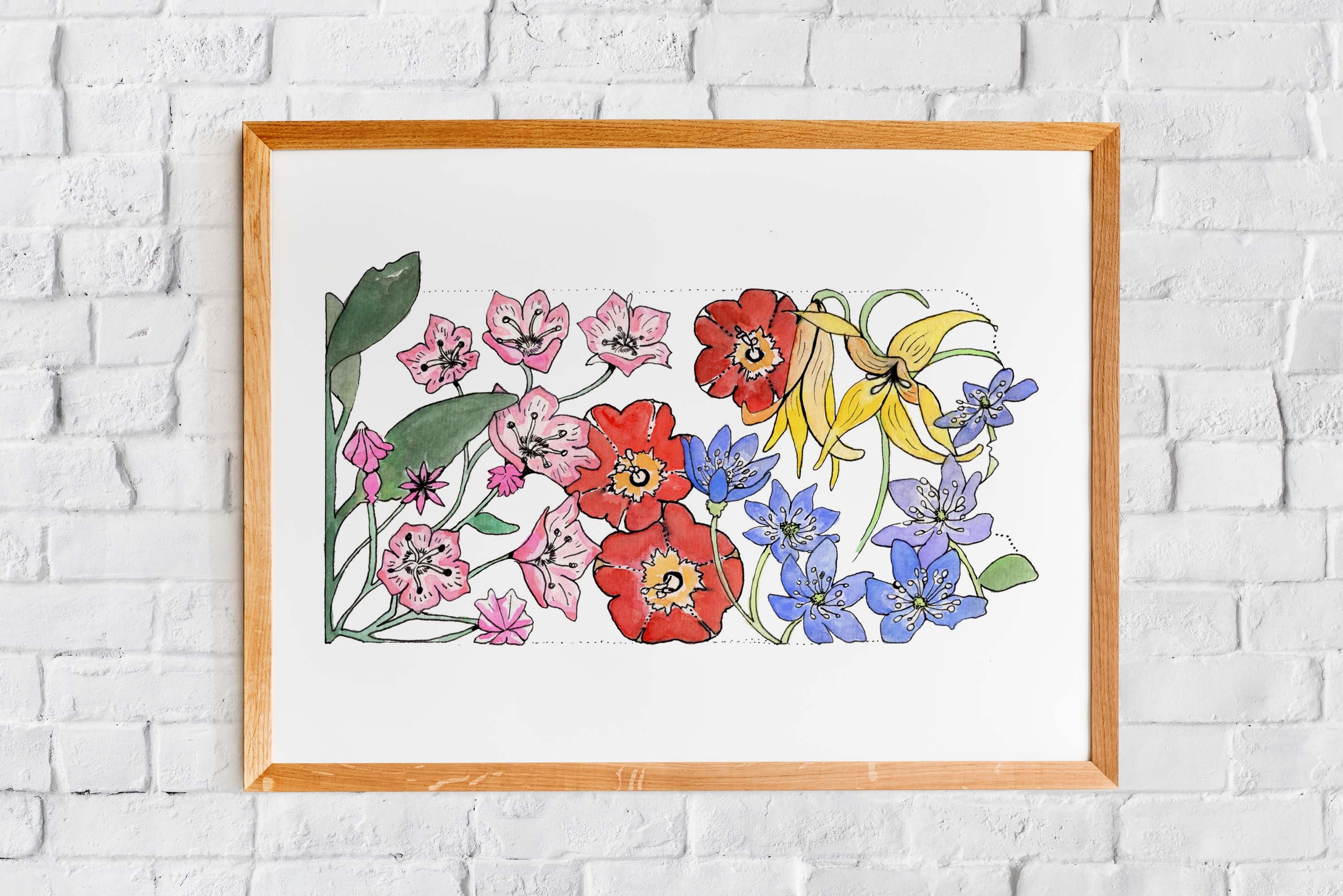 Paint Kit: Watercolor Colorado Wildflowers - mayaxkiwi