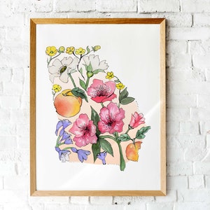 Georgia Wildblumen Kunstdruck | Giclee Poster