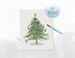 DIY Kit- Watercolor Christmas Tree | Easy Paint Kit 