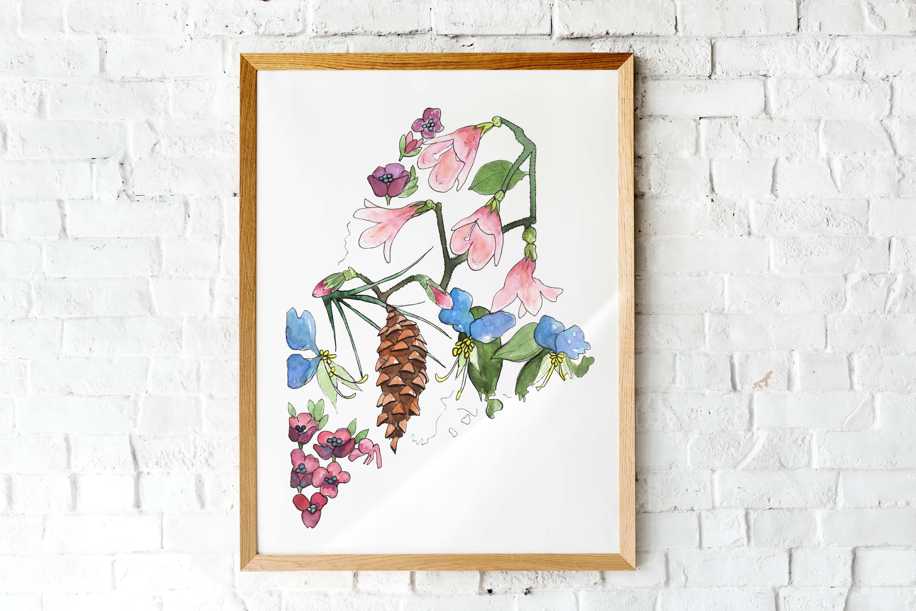 Paint Kit: Watercolor Colorado Wildflowers - mayaxkiwi