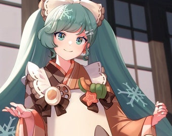 Snow Miku 2024 (Hatsune Miku) Print