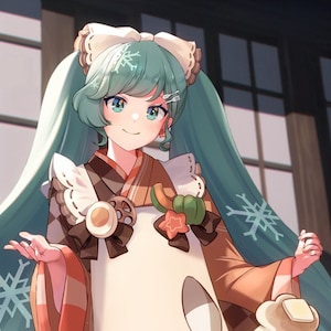 Snow Miku 2024 (Hatsune Miku) Print