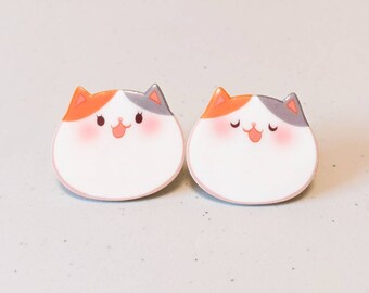 FFXIV Handmade Imperfect Fat Cat Pins