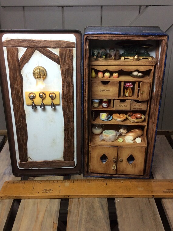 The Guest Room An Old Kitchen Pantry Has A Dresser With A Etsy