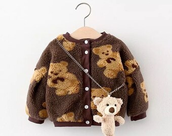 baby girl teddy bear coat