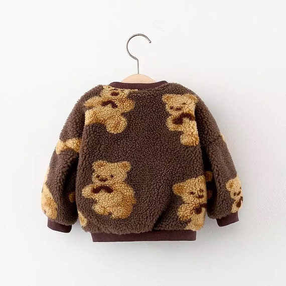 Baby Girl Teddy Bear Jacket With Teddy 