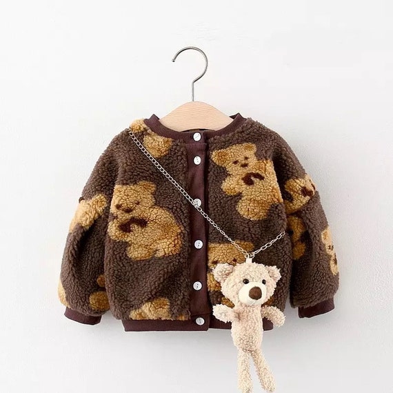 teddy bear jacket with teddy bear