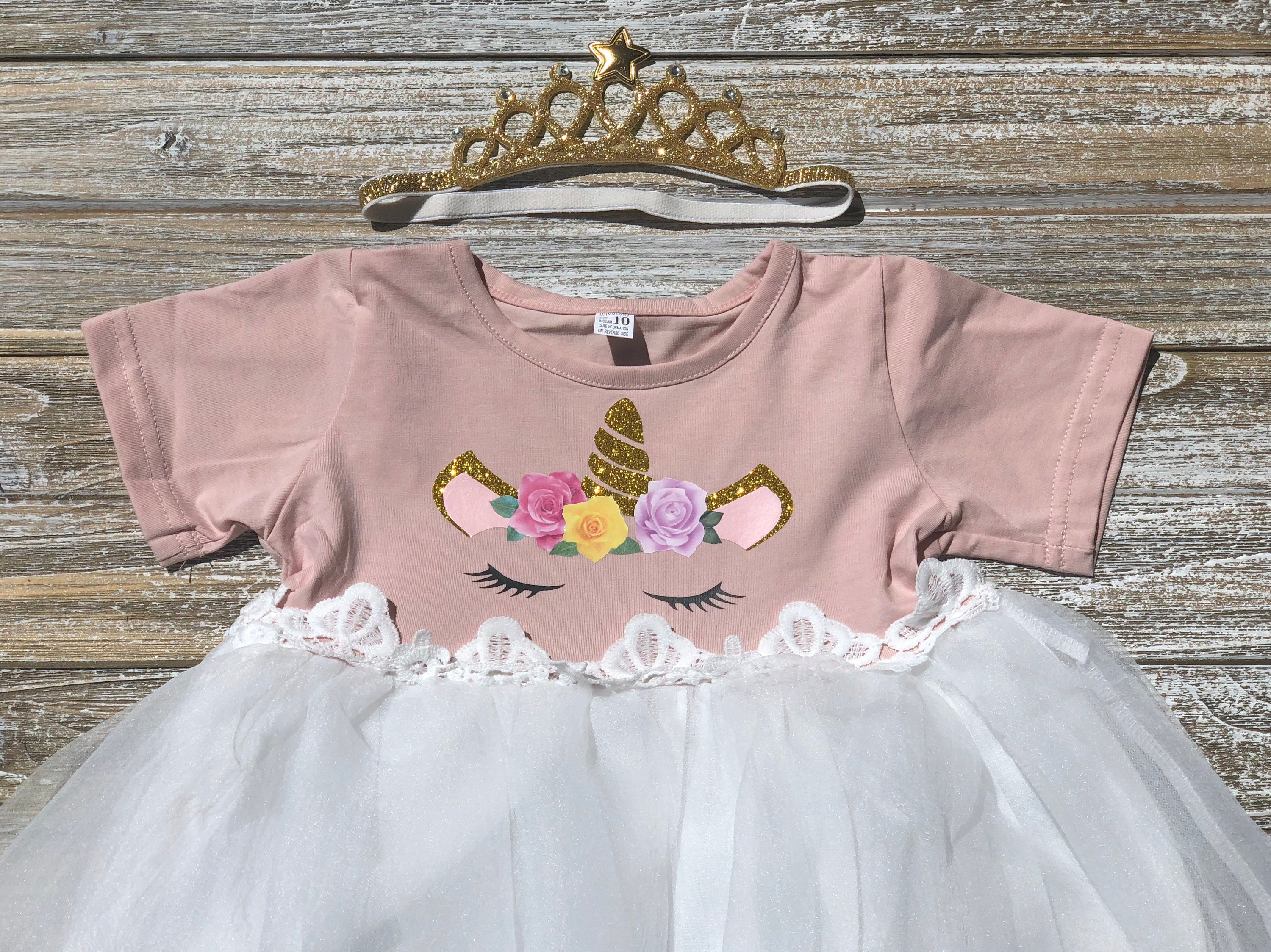 unicorn dress for one year old