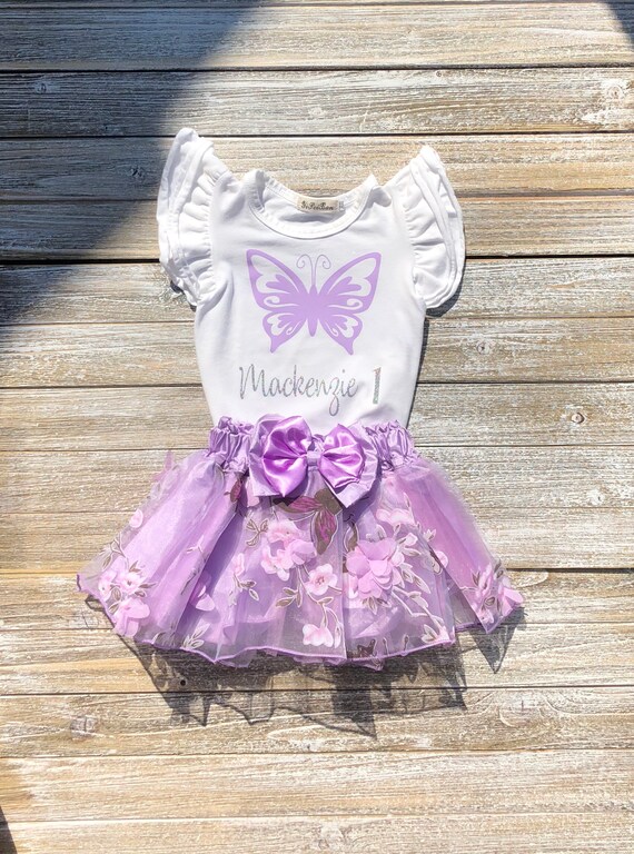 butterfly 1st birthday dress