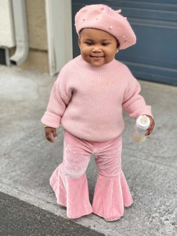 Velvet Baby Bell Bottoms Baby Girl 
