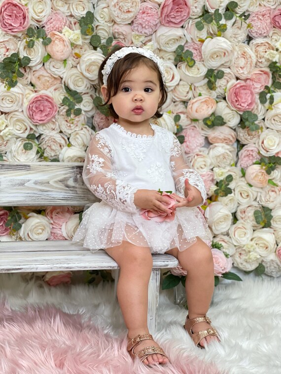 White Lace Baby Dress Baby Girl 