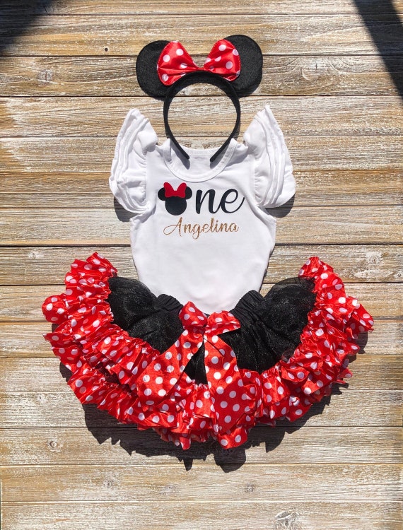 minnie mouse one year old outfit