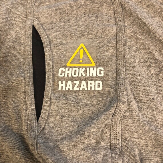 funny gift for him Mens funny Boxer Warning choking hazard