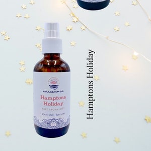Hamptons Holiday Pure Aroma Mist * Aromatherapy Spray for a Cozy, Warm & Cheerful Vibe *For Room, Linen, Body, and Vibe *Shake, Spray, Smile