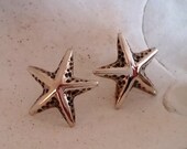 Silver Starfish Stud Earrings, Sea Star Earrings, Nautical design earrings, Sterling Silver, Handmade,Earrings 119.A