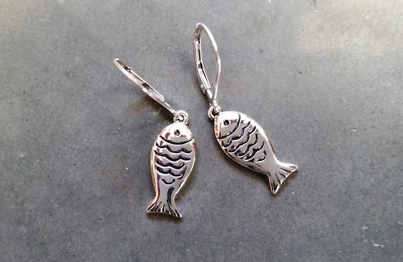 Silver Earrings Pendants | Fish Jewelry Earrings | Silver Fish Earrings -  Fashion - Aliexpress