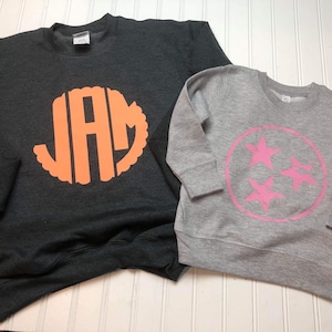 toddler crewneck sweatshirts- monogrammed sweatshirt- toddler crewnecks- crewnecks- free shipping