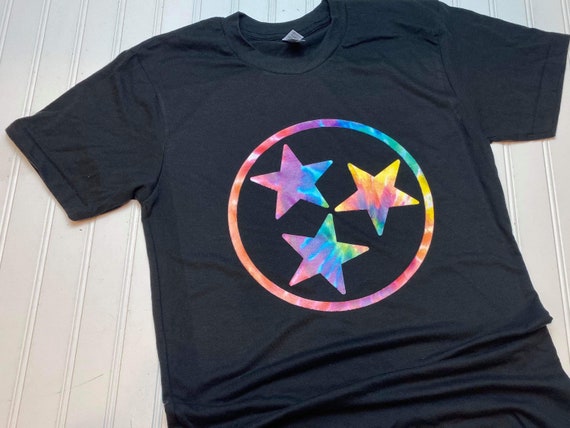 Tie Dye Tristar Shirt- Tennessee Tristar- Tristar- Tie Dye HTV