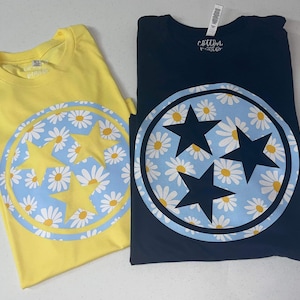 Daisy Tristar shirt- Tennessee Tristar- Bella canvas- unisex- free shipping- short sleeve- daisy- Tennessee- Tristar-diasy Tristar