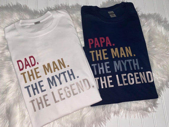 Mens Papa Man Myth Legend T-Shirt Gift For Father Dad Daddy Tee Mens Papa Man Myth Legend T-Shirt Gift For Father Dad Daddy Tee