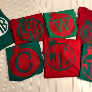 Long sleeve toddler Christmas shirt - long sleeve toddler tshist - monogrammed christmas toddler shirt - monogrammed christmas youth shirt