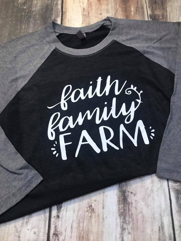 Faith Family Farm Raglan Farmers Wife 