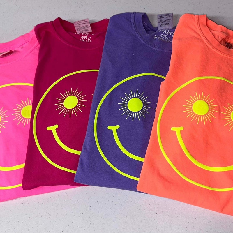 Neon Puff Vinyl Shirt - Etsy