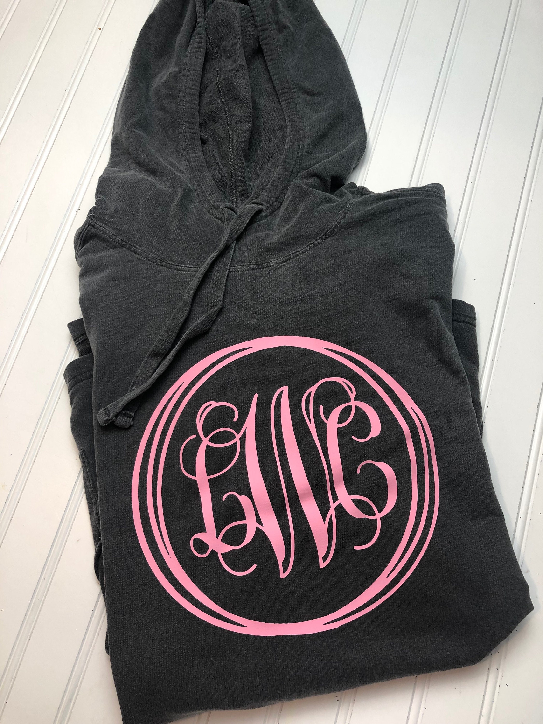 Monogram Hoodie Monogram Hoodie Unisex Sweatshirt Etsy