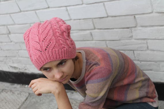 pink slouch hat