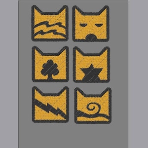 Warrior Cats Inspired Embroidered Clan Patches