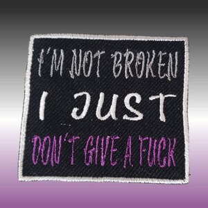 Geef gewoon geen f*ck aseksuele trotspatch